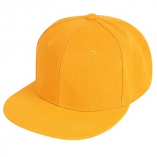 Бейсболка Snapback с прямым козырьком желтая