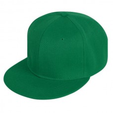 Бейсболка Snapback с прямым козырьком зеленая