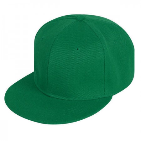 Бейсболка Snapback с прямым козырьком зеленая | Артикул 10128