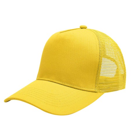 Бейсболка MESH желтая | Артикул 10543
