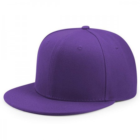Бейсболка Snapback с прямым козырьком фиолетовая | Артикул 11903