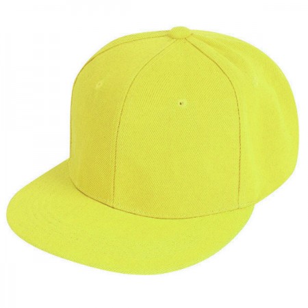 Бейсболка Snapback с прямым козырьком лимон | Артикул 15857