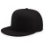 Бейсболка Snapback с прямым козырьком черная