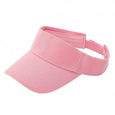 Козырек Classic полиэстер на липучке розовый | Артикул 13923