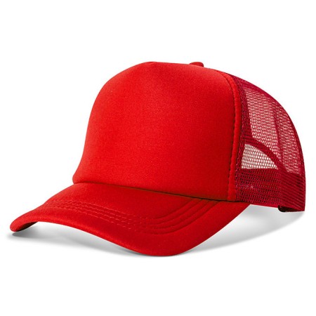 Бейсболка Trucker Solid классическая красная | Артикул 3939