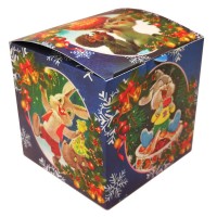 Коробка для кружки новогодняя 