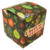 Коробка для кружки новогодняя 