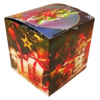 Коробка для кружки новогодняя 