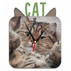 Часы металлические для сублимации Cat