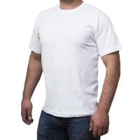 SMART Футболка мужская 155 г/кв.м. белая 46 (S)