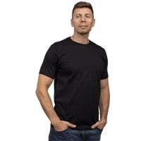 Футболка Nature классика 100% хлопок черная 58 (4XL)