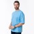 STAN (39) Футболка oversize хлопок голубой 44 (XS) | Артикул 21563