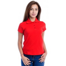 COTTON Рубашка-поло женская красная 42 (XS)