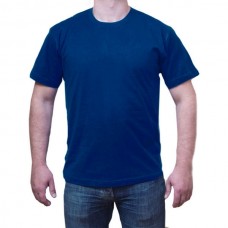 COTTON Футболка мужская 180 г/кв.м. темно-синяя 60 (5XL)