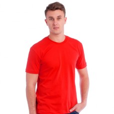 COTTON Футболка мужская 180 г/кв.м. красная 46 (S)