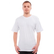 COTTON Футболка мужская 180 г/кв.м. белая 46 (S)