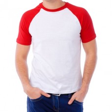 Футболка ложная сетка Futbitex красные рукава 66 (8XL)