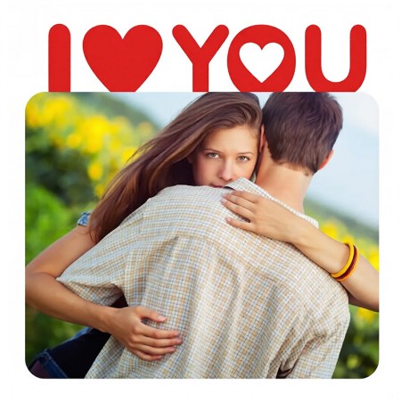 Магнит металлический для сублимации I Love You | Артикул 11510