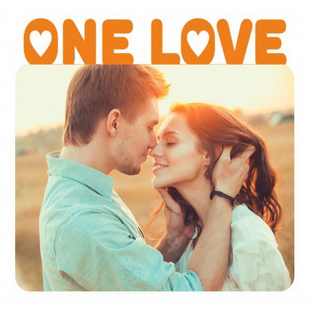 Магнит металлический для сублимации One Love | Артикул 11511
