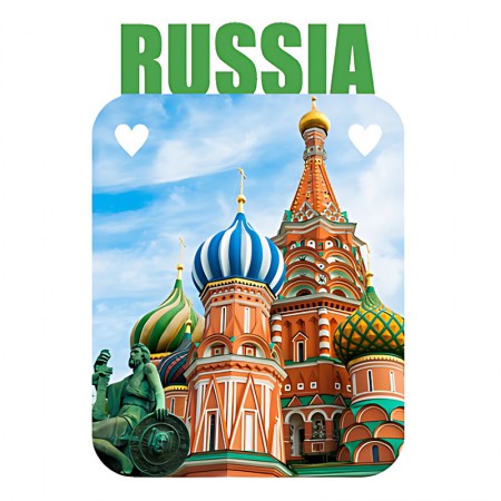 Магнит металлический для сублимации Russia | Артикул 11701