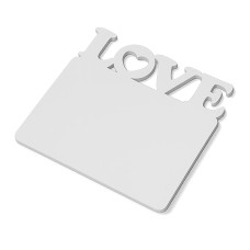 Магнит деревянный для сублимации LOVE