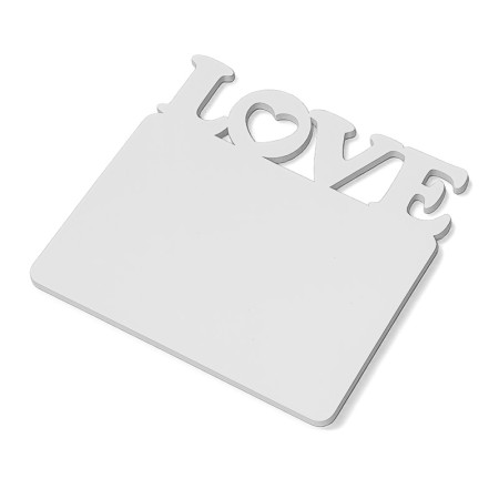 Магнит деревянный для сублимации LOVE | Артикул 14707