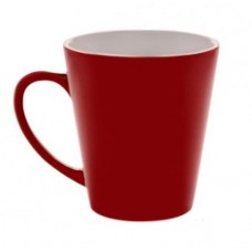 Кружка хамелеон ЛАТТЕ низкая 12oz красная матовая 