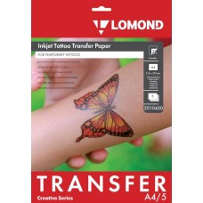 LOMOND Tattoo Transfer бумага для нанесения временных татуировок, А4, 5л
