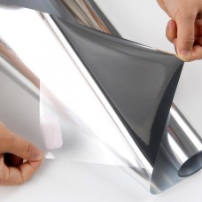 Термотрансферная пленка Metallic зеркальное серебро б/к, шир. 50 см