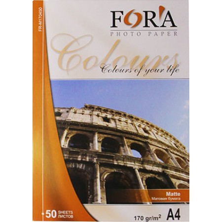 FORA Фотобумага матовая А4, 90г/м, 50л