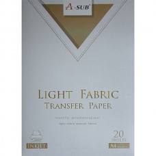 Термотрансф. бумага для светлых тканей A-SUB Light, А4, 20 л