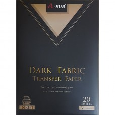 Термотрансф. бумага для темных тканей A-SUB Dark, А4, 20 л
