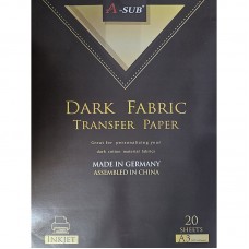 Термотрансф. бумага для темных тканей A-SUB Dark, А3, 20 л