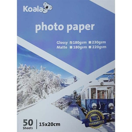 Koala Фотобумага глянцевая односторонняя, А5 (15х20), 180 г/м2, 50 л | Артикул 19522