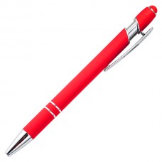 Ручка шариковая металлическая Metalist Soft Touch красная (чп)