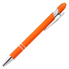 Ручка шариковая металлическая Metalist Soft Touch оранжевая (чп)