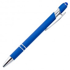 Ручка шариковая металлическая Metalist Soft Touch синяя (чп)