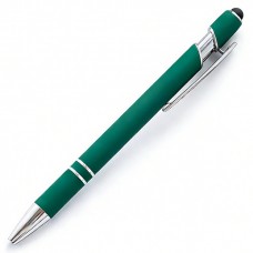 Ручка шариковая металлическая Metalist Soft Touch зеленая (чп)