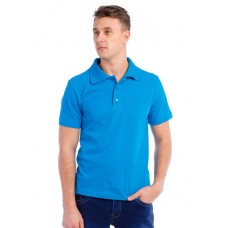COTTON Рубашка-поло бирюзовая 46 (S)