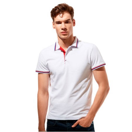 STAN Salute(05RUS) рубашка поло белая 56 (3XL) | Артикул 15793