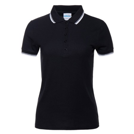 STAN Trophy Women(04BK) рубашка-поло женская черная 42 (XS) | Артикул 18292
