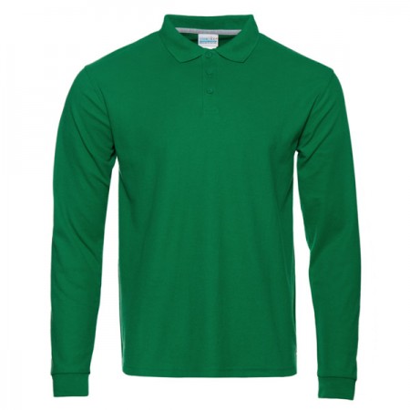 STAN Polo(04S) рубашка поло дл.рукав зеленая 44 (XS) | Артикул 19047