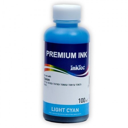 Чернила водные 100мл InkTec E0010 Light Cyan для Epson