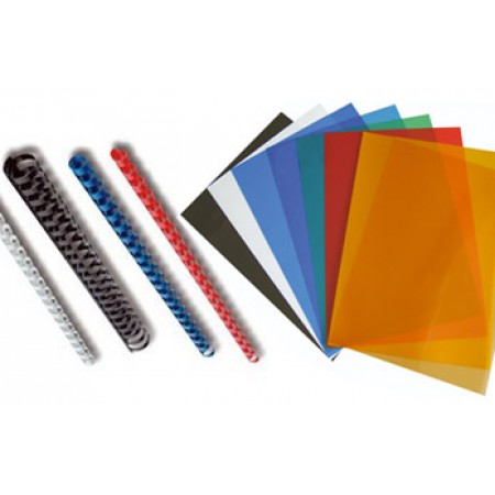 Обложки пластиковые прозрачные (зеленый) А4 180 мик. 100 шт.