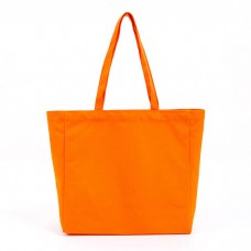 Сумка-шоппер (тоут) Leto 34х31х12см, 100% хлопок, оранжевый