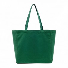 Сумка-шоппер (тоут) Leto 34х31х12см, 100% хлопок, зеленый
