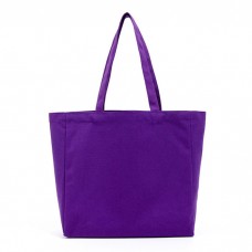 Сумка-шоппер (тоут) Leto 34х31х12см, 100% хлопок, фиолетовый