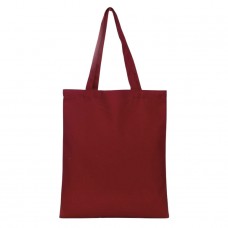 Сумка-шоппер Colorina 34х39см, 100% хлопок, бордовый