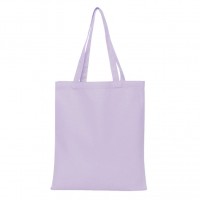 Сумка-шоппер Colorina 34х39см, 100% хлопок, светло-лавандовый