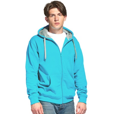 STAN Style(17) толстовка на молнии бирюзовый 44 (XS) | Артикул 16675